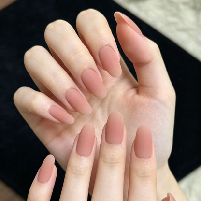 Press-On Nails with Artistic Ocean Theme Design