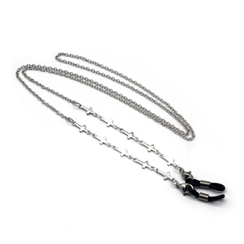 Stainless Steel Eyewear Chain with Adjustable Length