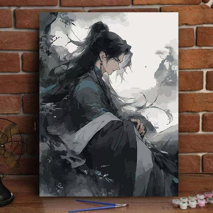 Canvas Print of Abstract Portrait Artwork