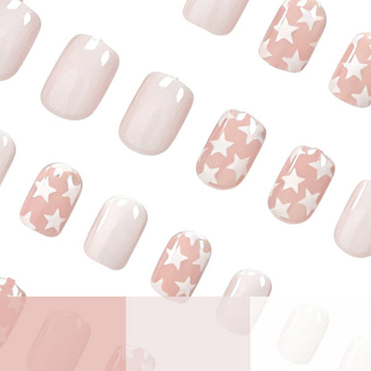 Star Pattern Nail Enhancements for Artistic Designs