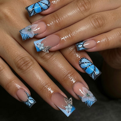 Nail Wraps with Artistic Design