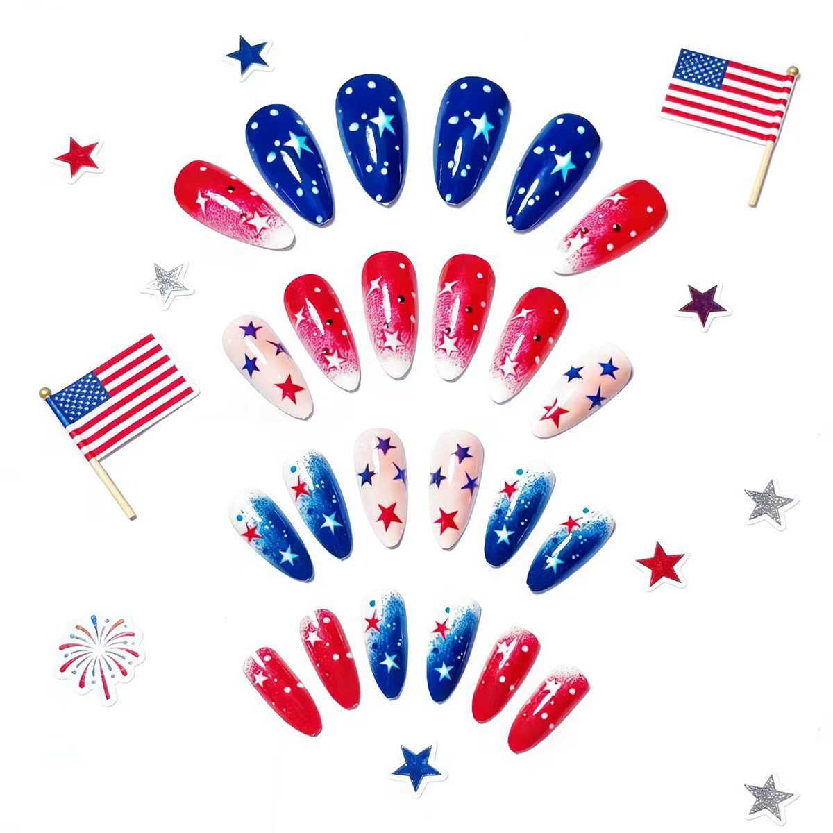 Themed Nail Art Set - Creative Designs for Artistic Manicures