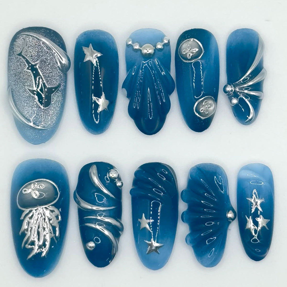 Ocean-Themed Nail Art Kit