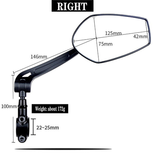 Universal Adjustable Bicycle Side Mirror