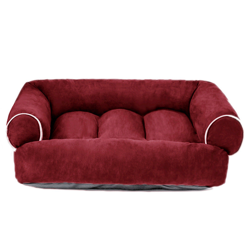 Orthopedic Dog Bed in Velvet – Cozy Support for All Breeds