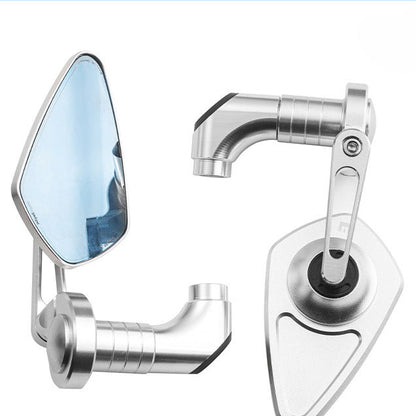 Motorcycle Rearview Mirrors with Adjustable Features