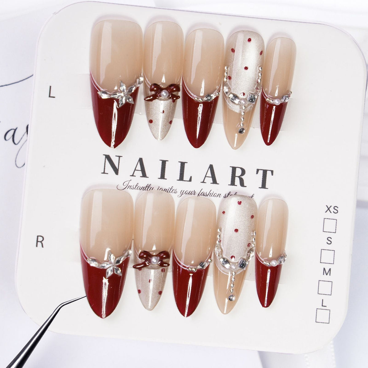 Cute Character Design Press-On Nail Set