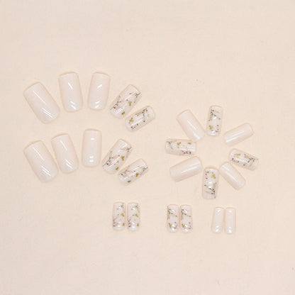 Pressed Floral Nail Art Designs