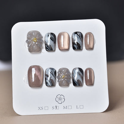 Set of 3D Decorative Press-On Nail Art
