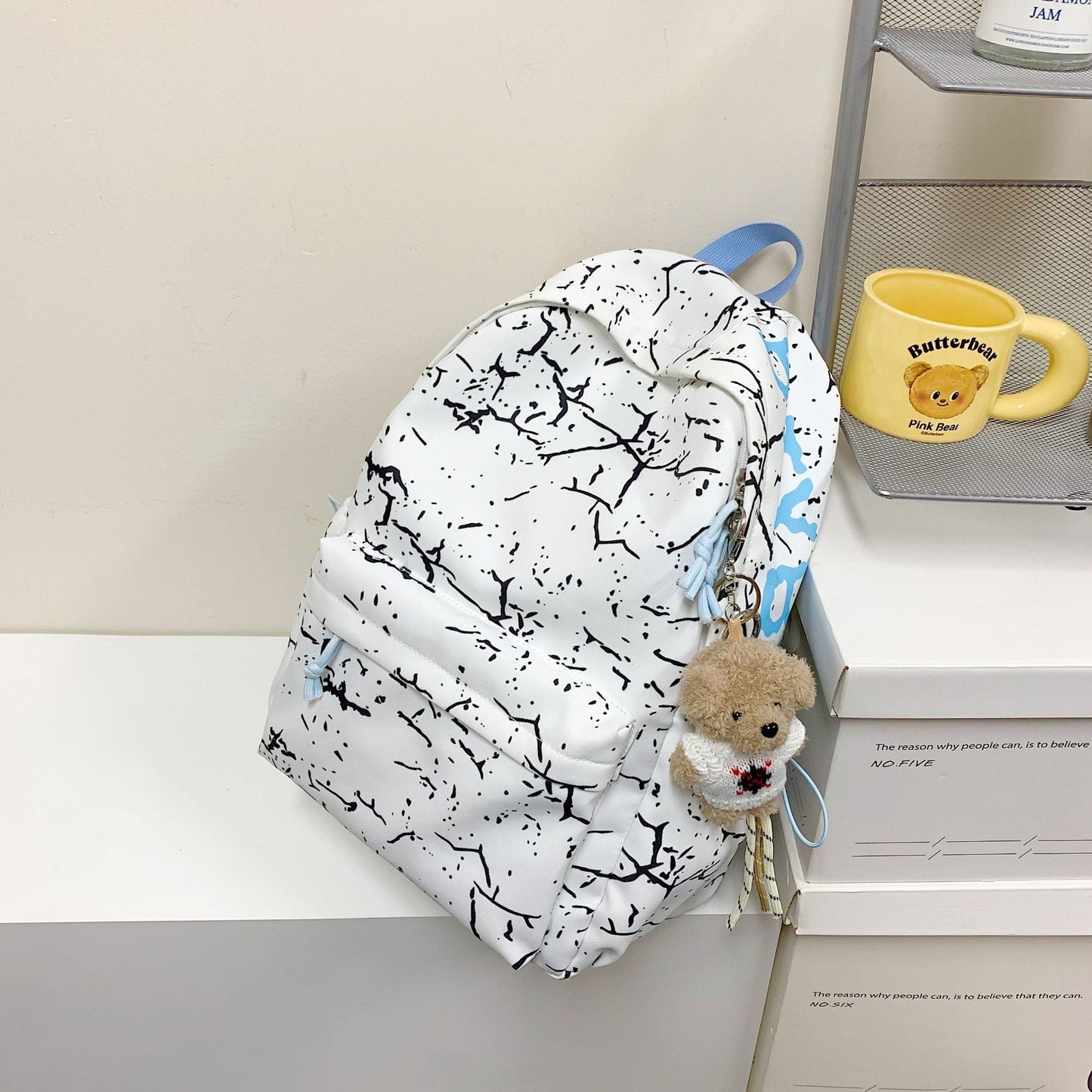 Backpack with Abstract Design – Taalita Style