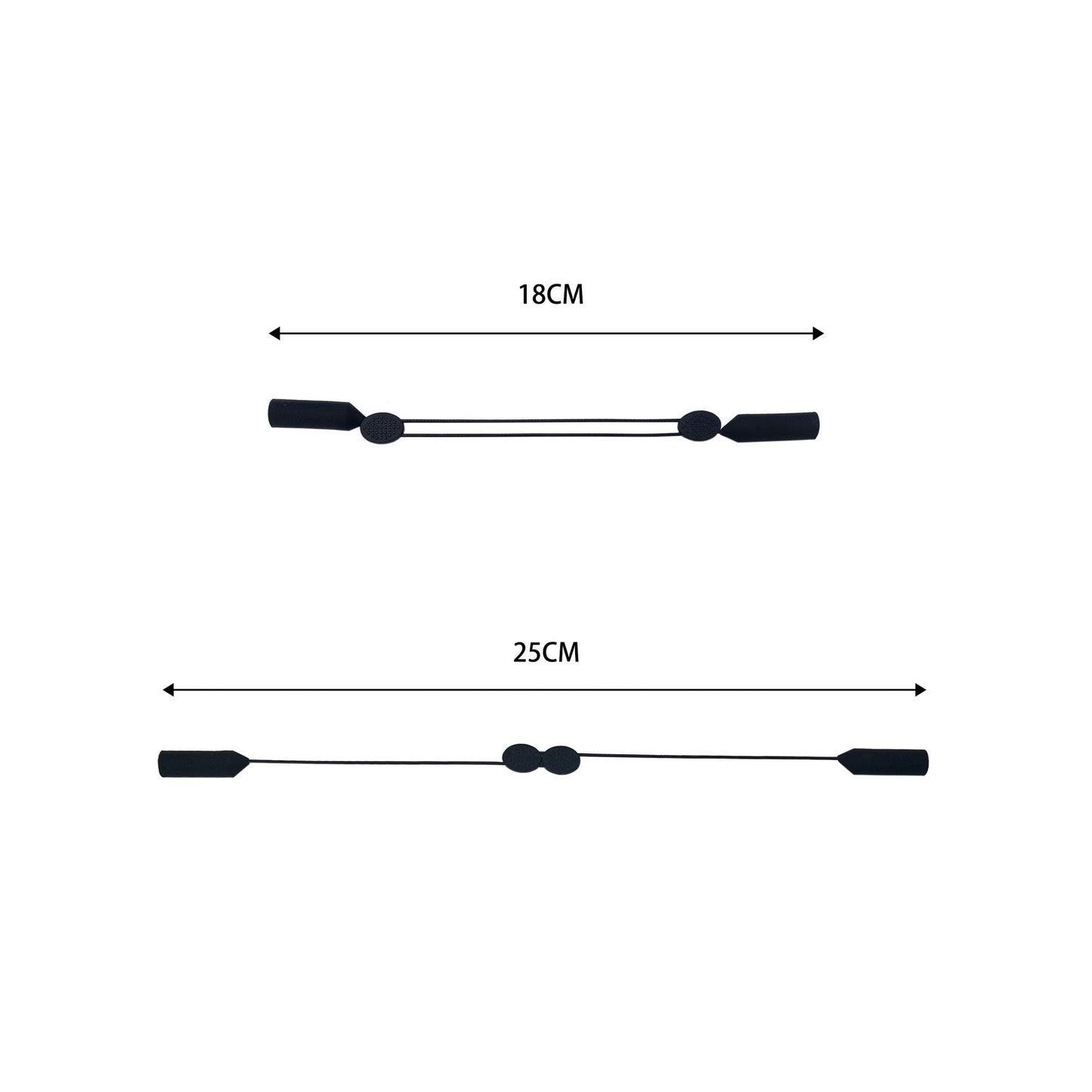 Eyewear Stabilization Strap with Adjustable Fit
