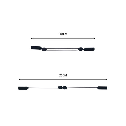 Eyewear Stabilization Strap with Adjustable Fit