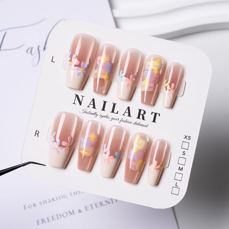 Cute Character Design Press-On Nail Set