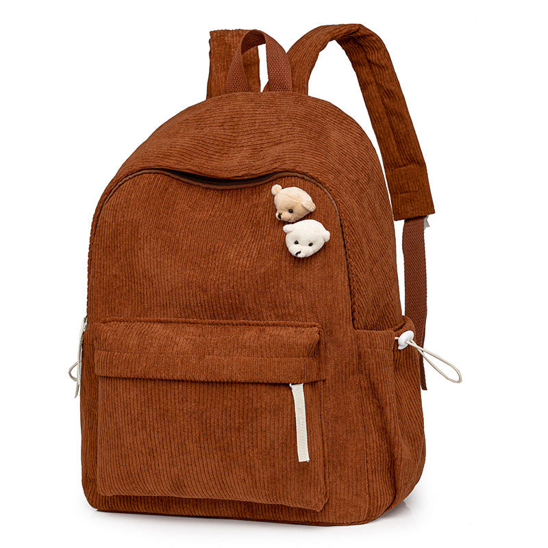 Cute Soft Toy-Inspired School Backpack