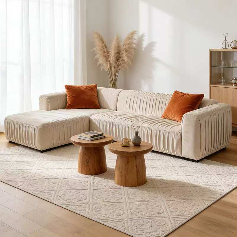 Abstract Style Area Rug with Geometric Patterns