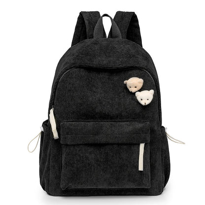 Cute Soft Toy-Inspired School Backpack