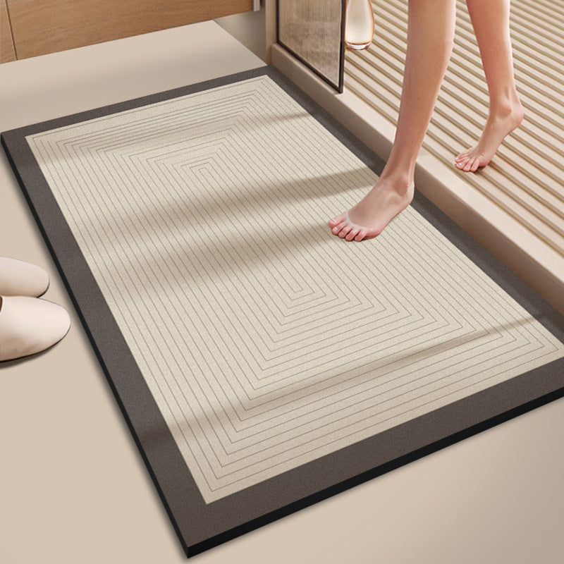 Water-Absorbing Bath Rug for Bathroom Flooring