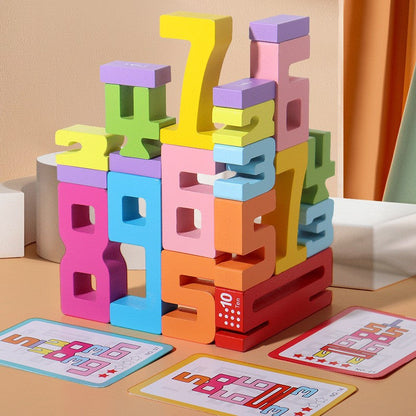 Educational Math and Number Learning Blocks