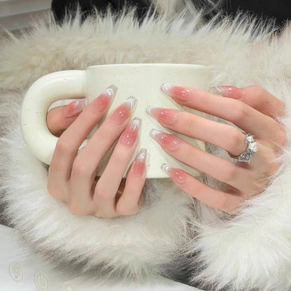 Ombre Effect Acrylic Nails Set