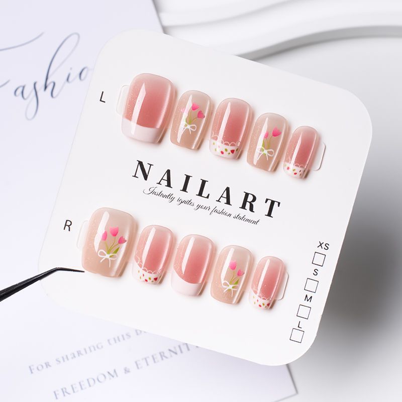 Cute Character Design Press-On Nail Set
