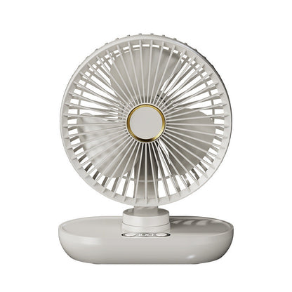 Compact Desk Fan with Adjustable Settings