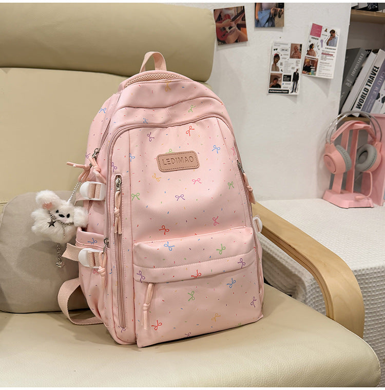 Lightweight School Backpack with Fun Character Design