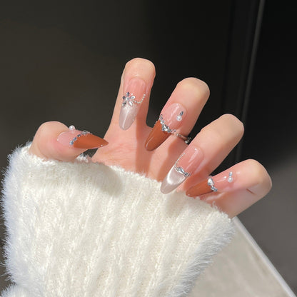 Set of 3D Decorative Press-On Nail Art