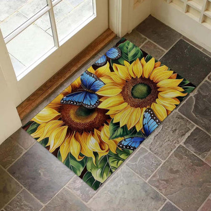 Geographical 3D Floor Mat in Taalita Design