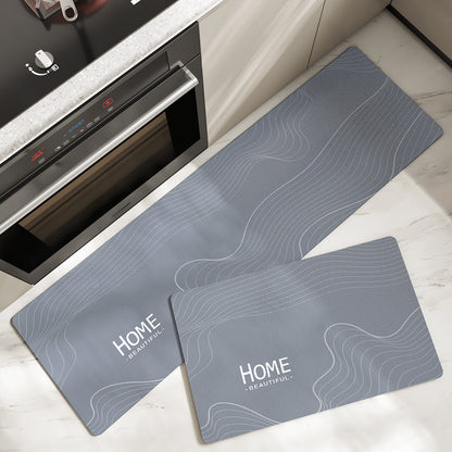 Fatigue-Reducing Comfort Mats for Kitchen Use - Set of Two