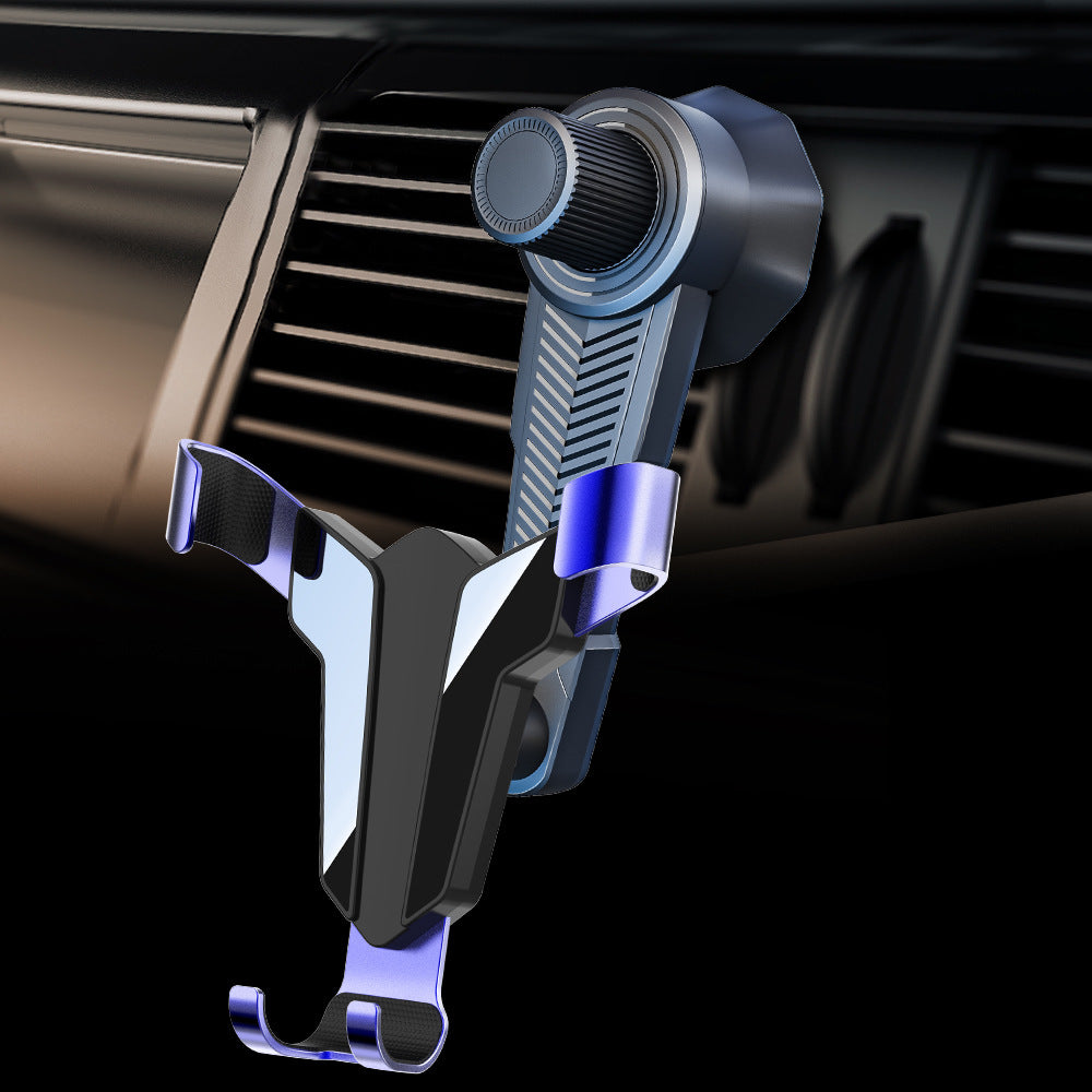 360-Degree Rotating Car Mount for Smartphones with Adjustable Air Vent Clip