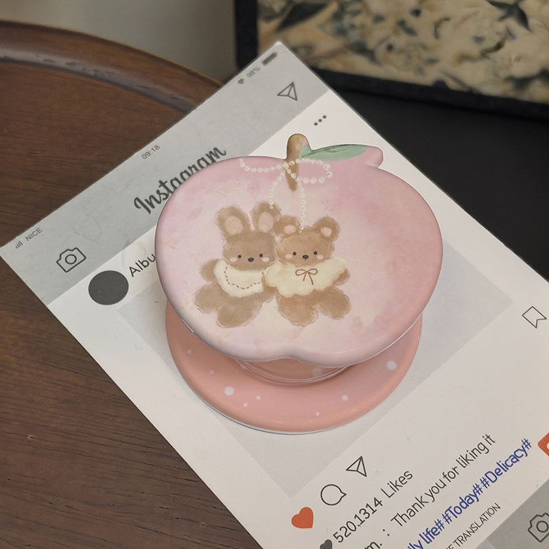Cute Bear Design Mobile Phone Holder