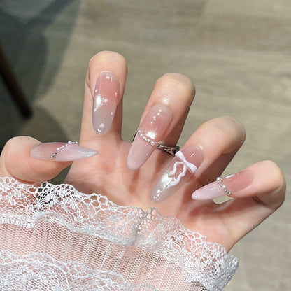 Set of 3D Decorative Press-On Nail Art