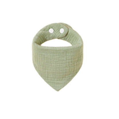 Adjustable Bandana Bib in Muslin Fabric