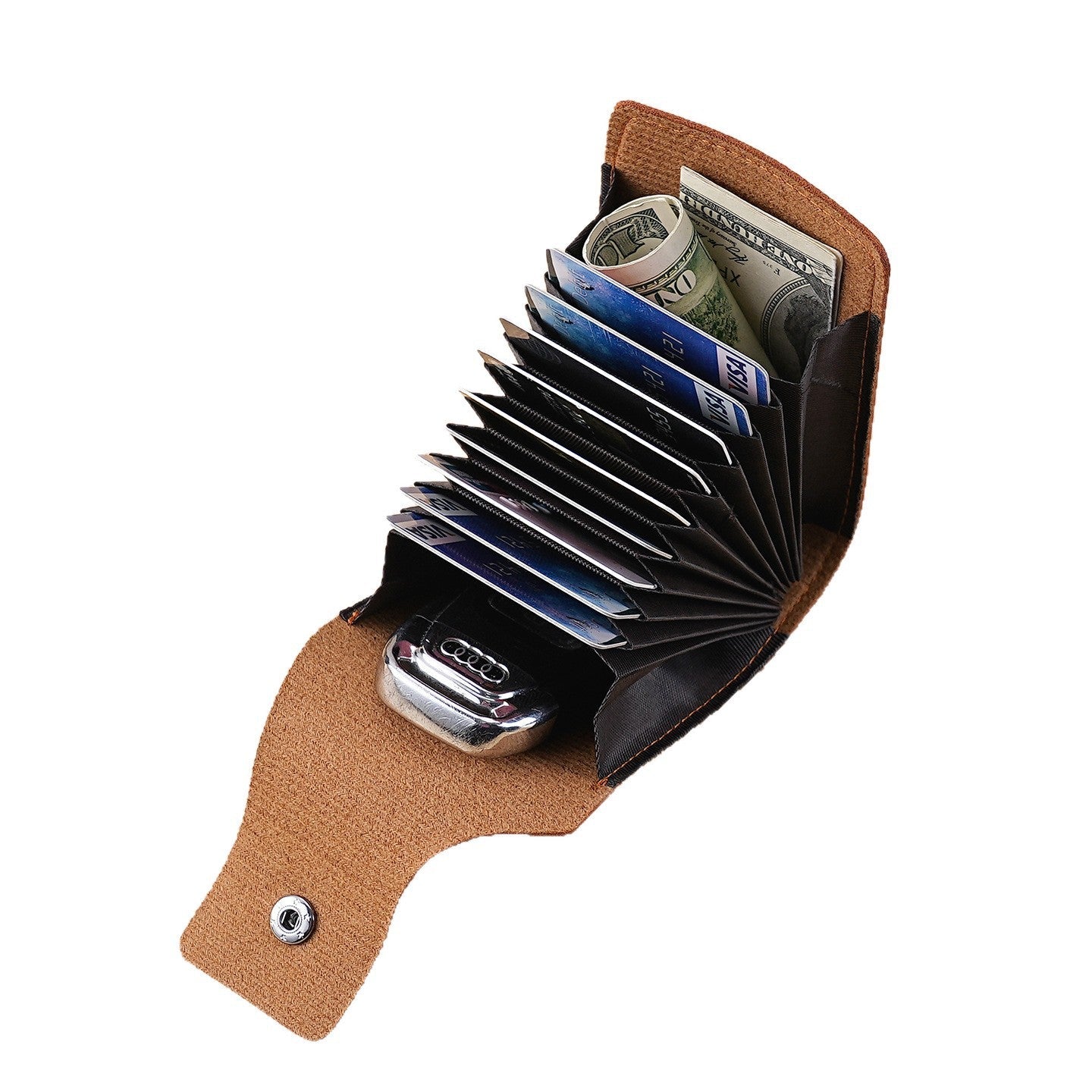Coin Wallet with Accordion Design