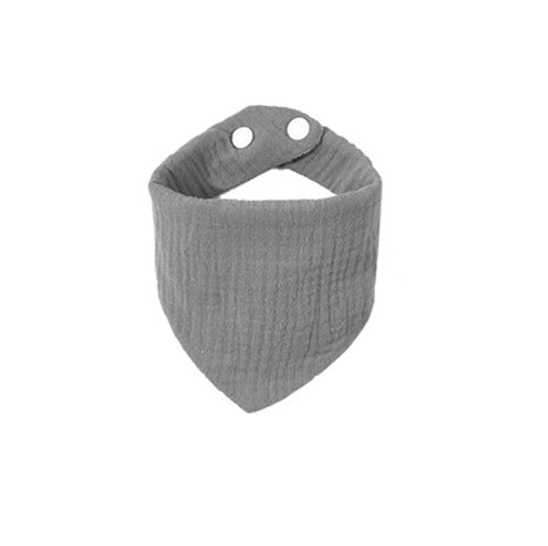 Adjustable Bandana Bib in Muslin Fabric