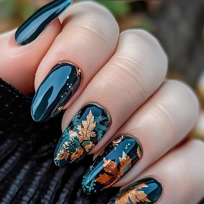 Peacock Feather Nail Art Design – Stunning Creative Manicure