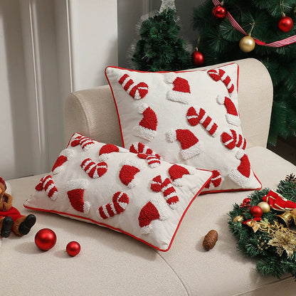 Luxurious 3D Textured Velvet Holiday Accent Pillow