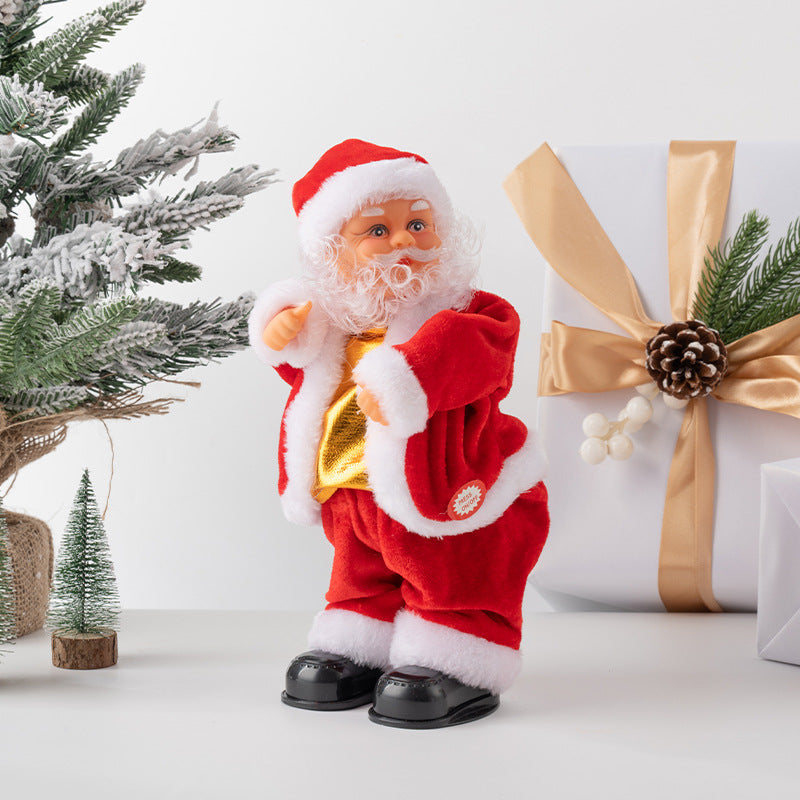 Dancing Santa Claus Holiday Decoration for Festive Home Decor – Free Shipping