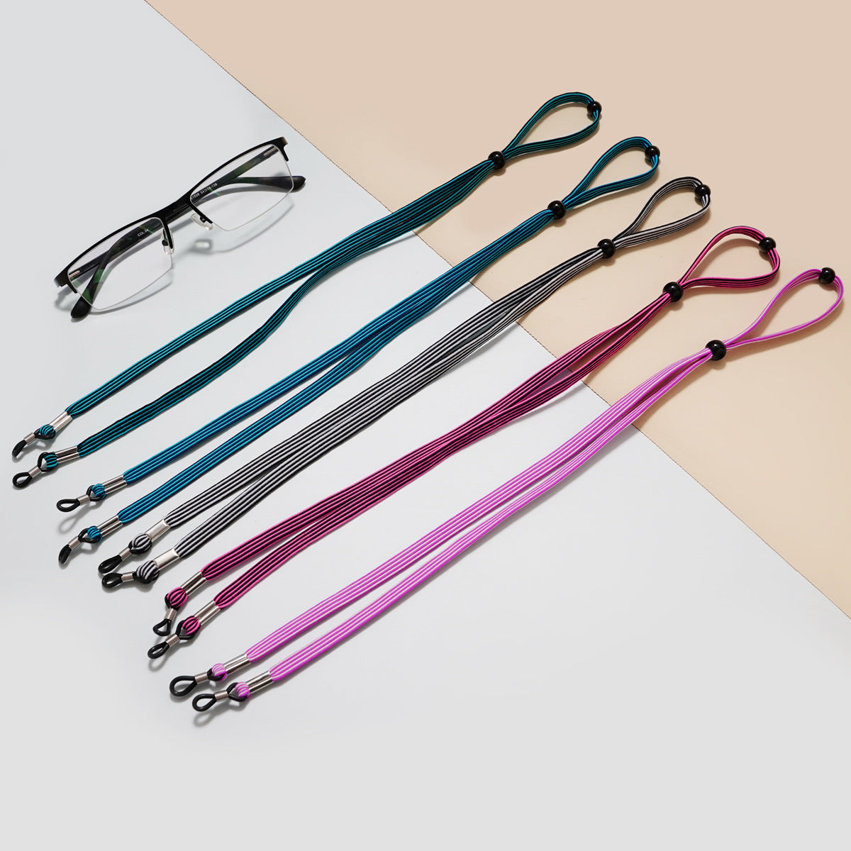 Eyewear Retainer Strap with Adjustable Features