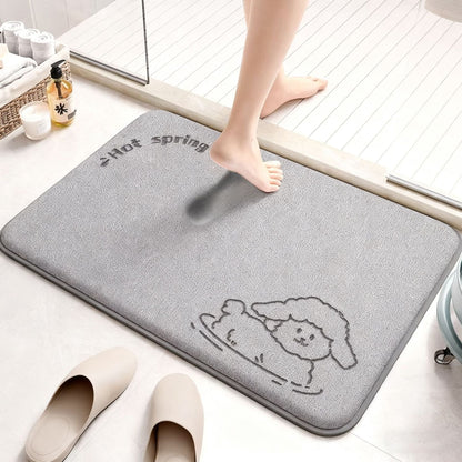 Cartoon Design Bath Mat – Highly Absorbent and Comfortable
