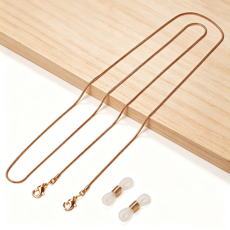 Metal Sunglasses Chain with Adjustable Design