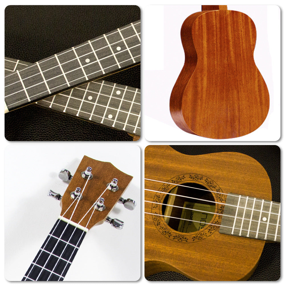 Handcrafted 23-Inch Acoustic Ukulele