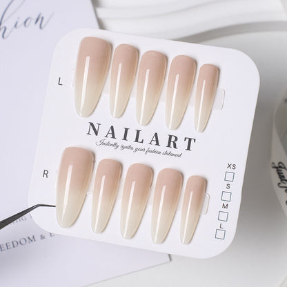 Floral Embellished Press-On Stiletto Nail Set