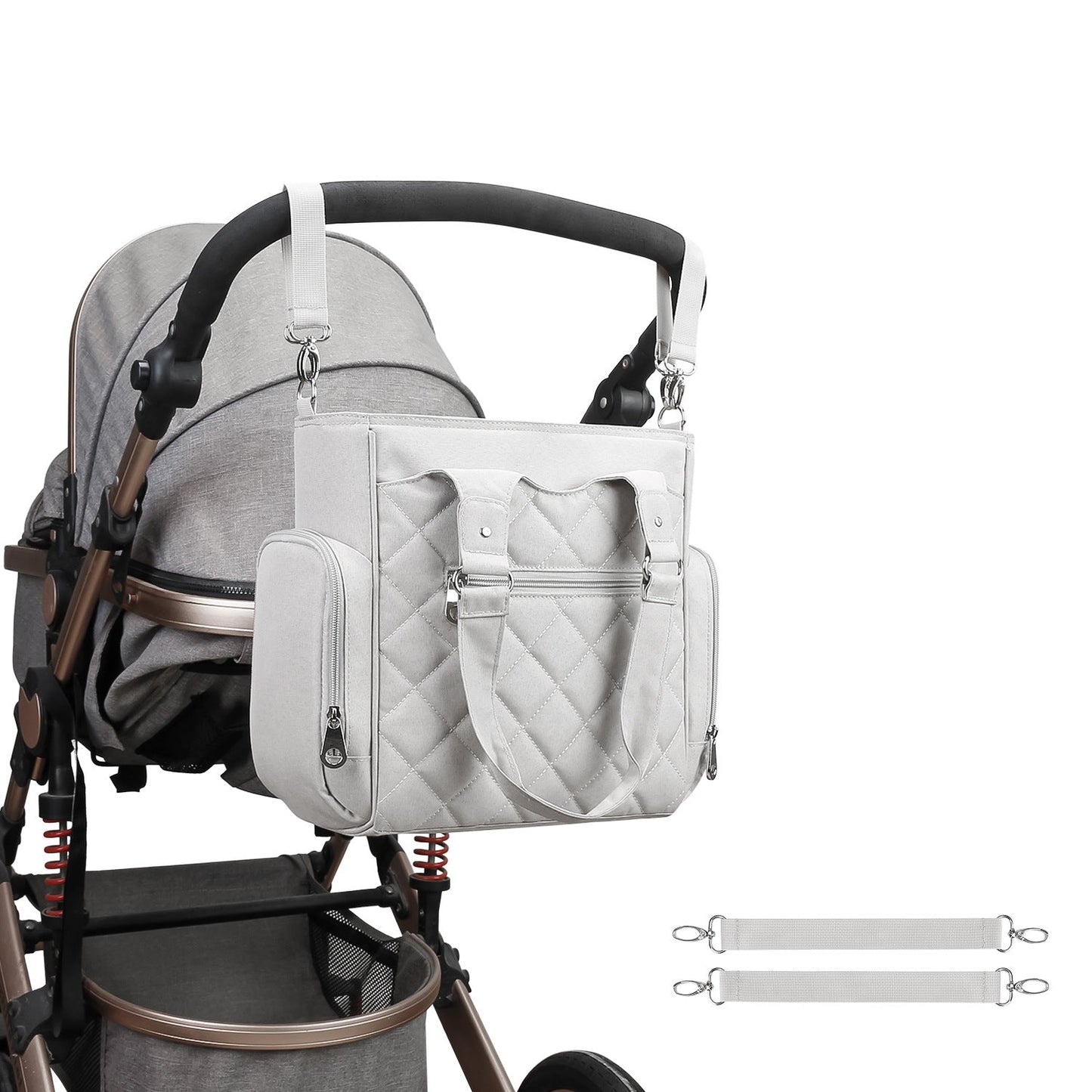 Multifunctional Diaper Bag with Complete Accessories