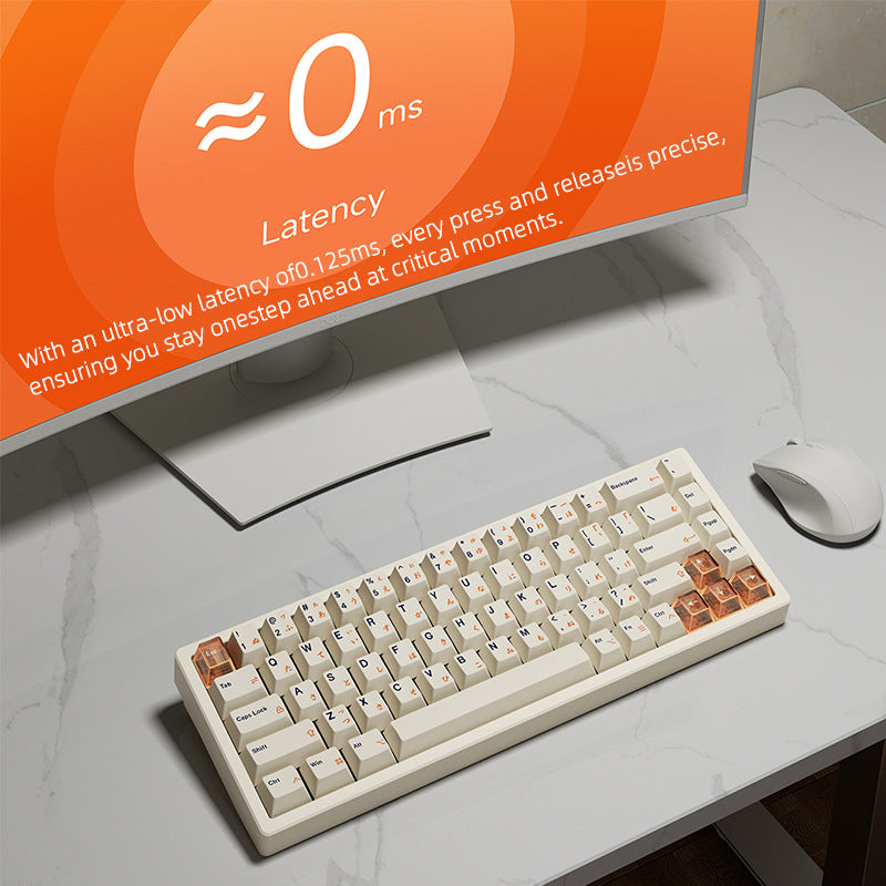 68-Key Mechanical Gaming Keyboard with High-Performance Switches