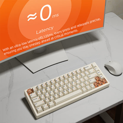 68-Key Mechanical Gaming Keyboard with High-Performance Switches