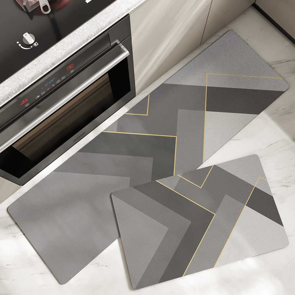 Fatigue-Reducing Comfort Mats for Kitchen Use - Set of Two