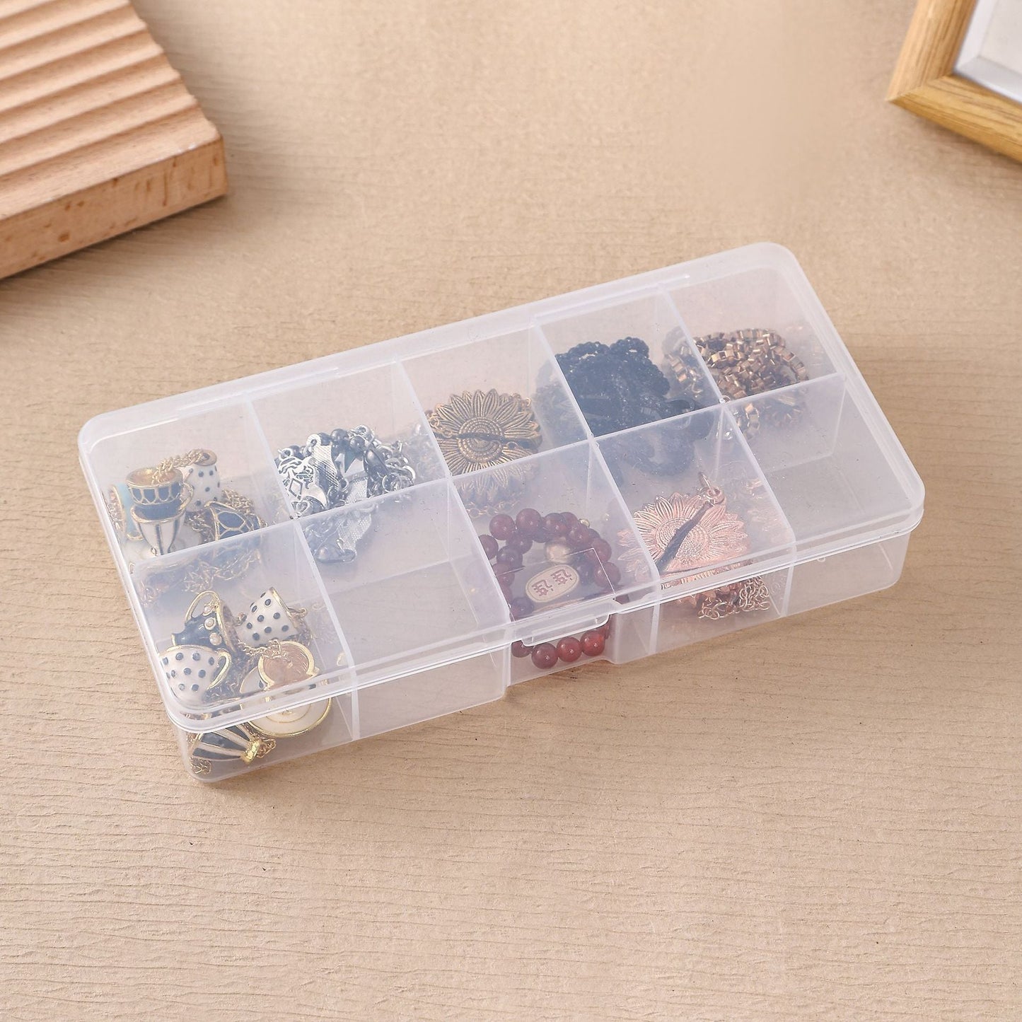 Adjustable Pill Organizer with Multiple Compartments