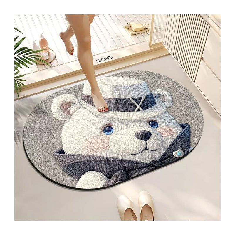 Cute Bath Mat Featuring Animal Designs