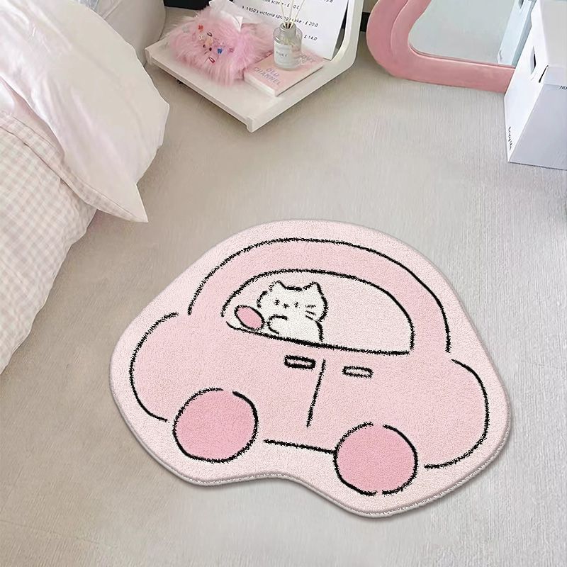 Charming Bear-Themed Area Rug for Kids' Rooms